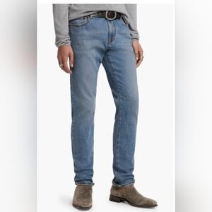 John Varvatos Mens J701 Regular Fit Jeans Size 33 NWT $218 Brent Wash